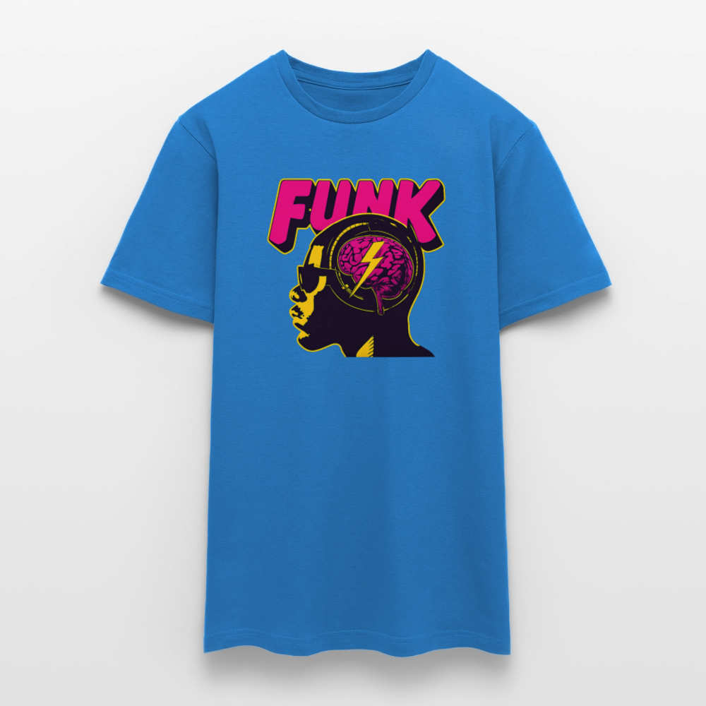 Funk Head, T-shirt herr - kungsblå