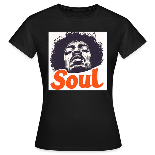 Soul, T-shirt dam - svart