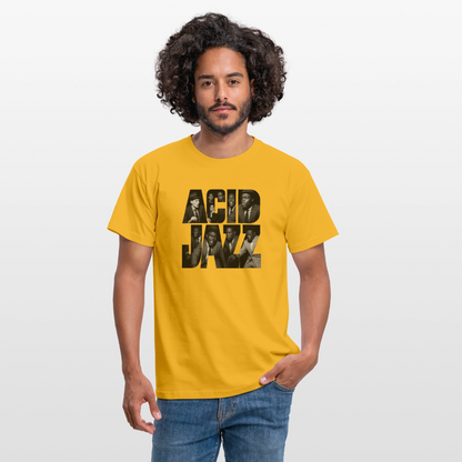 80s Club Jazzdance, T-shirt herr - gul