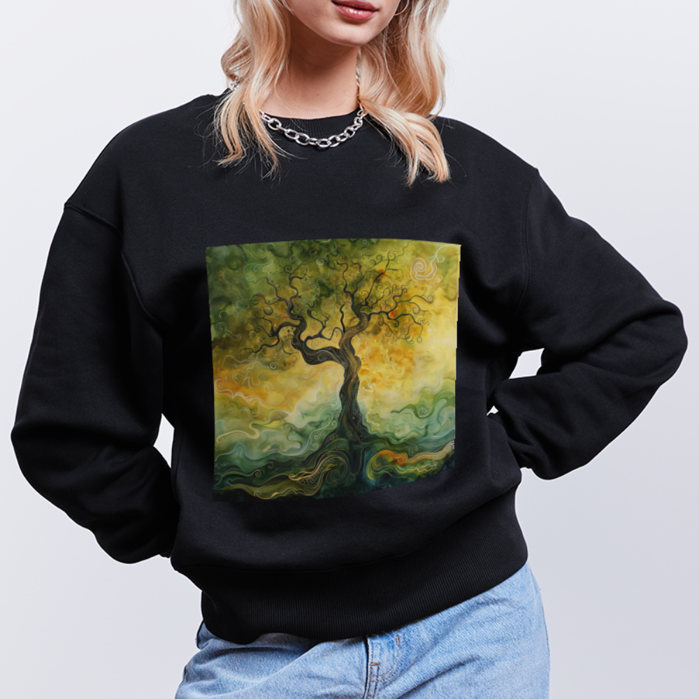 Trädets visdom, Ekologisk oversizetröja RADDER unisex från Stanley/Stella - svart