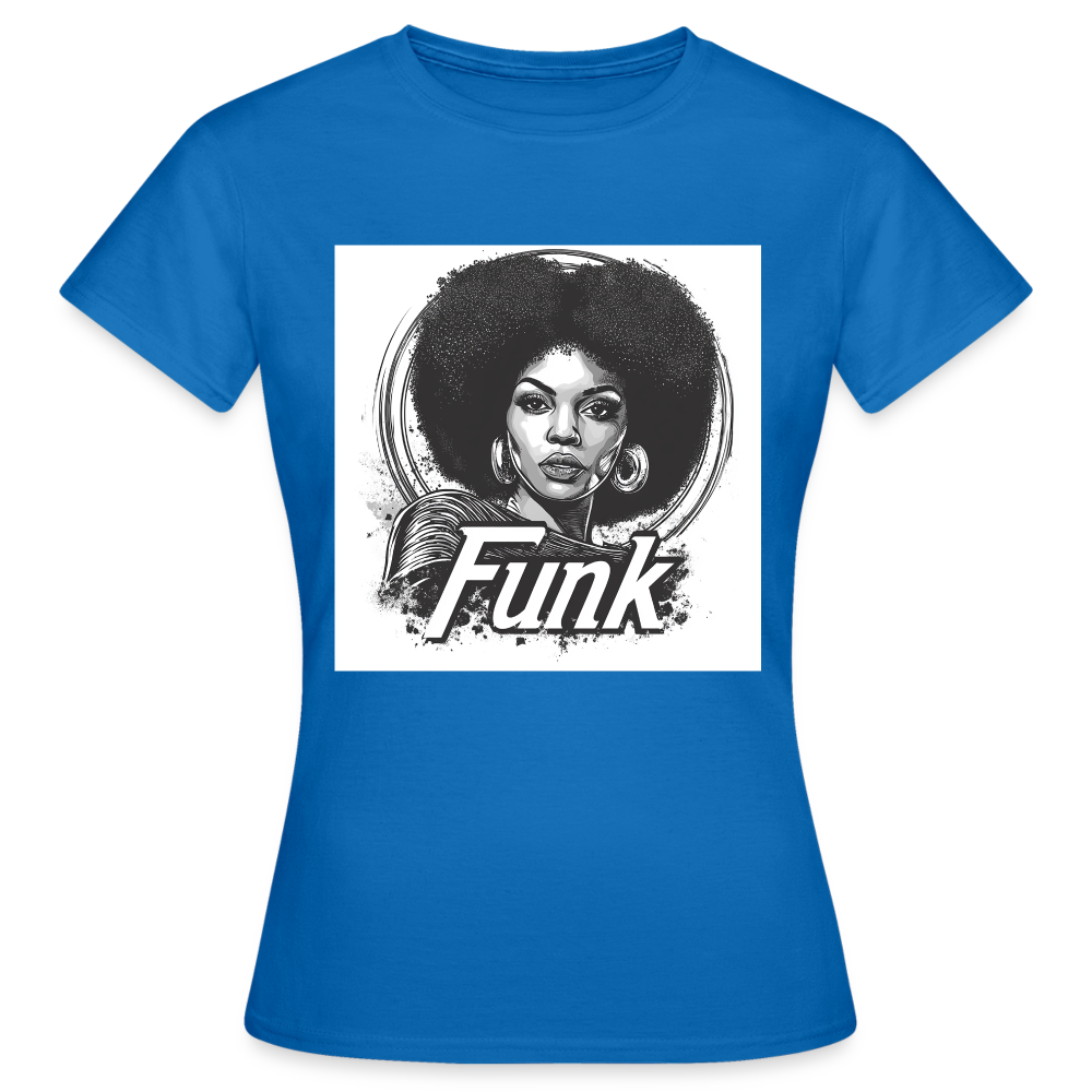 Funk Queen: Power in Motion, T-shirt dam - royalblå