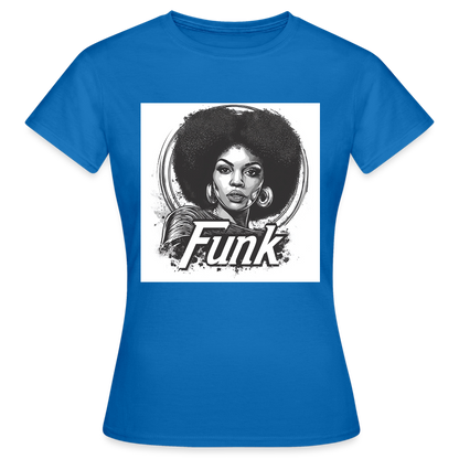 Funk Queen: Power in Motion, T-shirt dam - royalblå