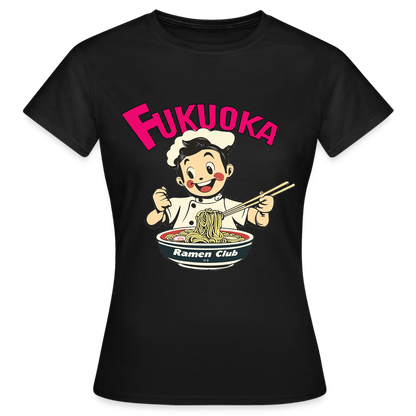 Fukuoka Ramen Club, T-shirt dam - svart