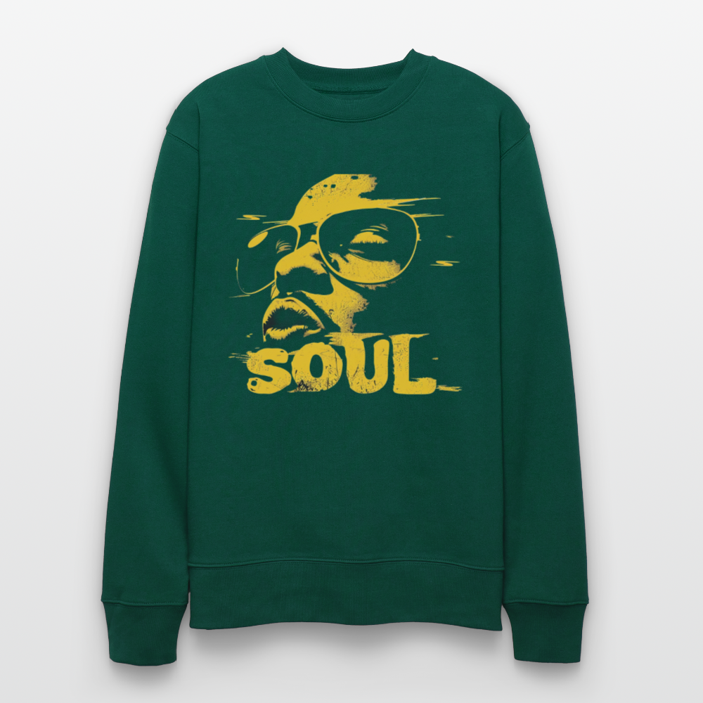 Funky Soul, Ekologisk sweatshirt CHANGER unisex från Stanley/Stella - skogsgrön