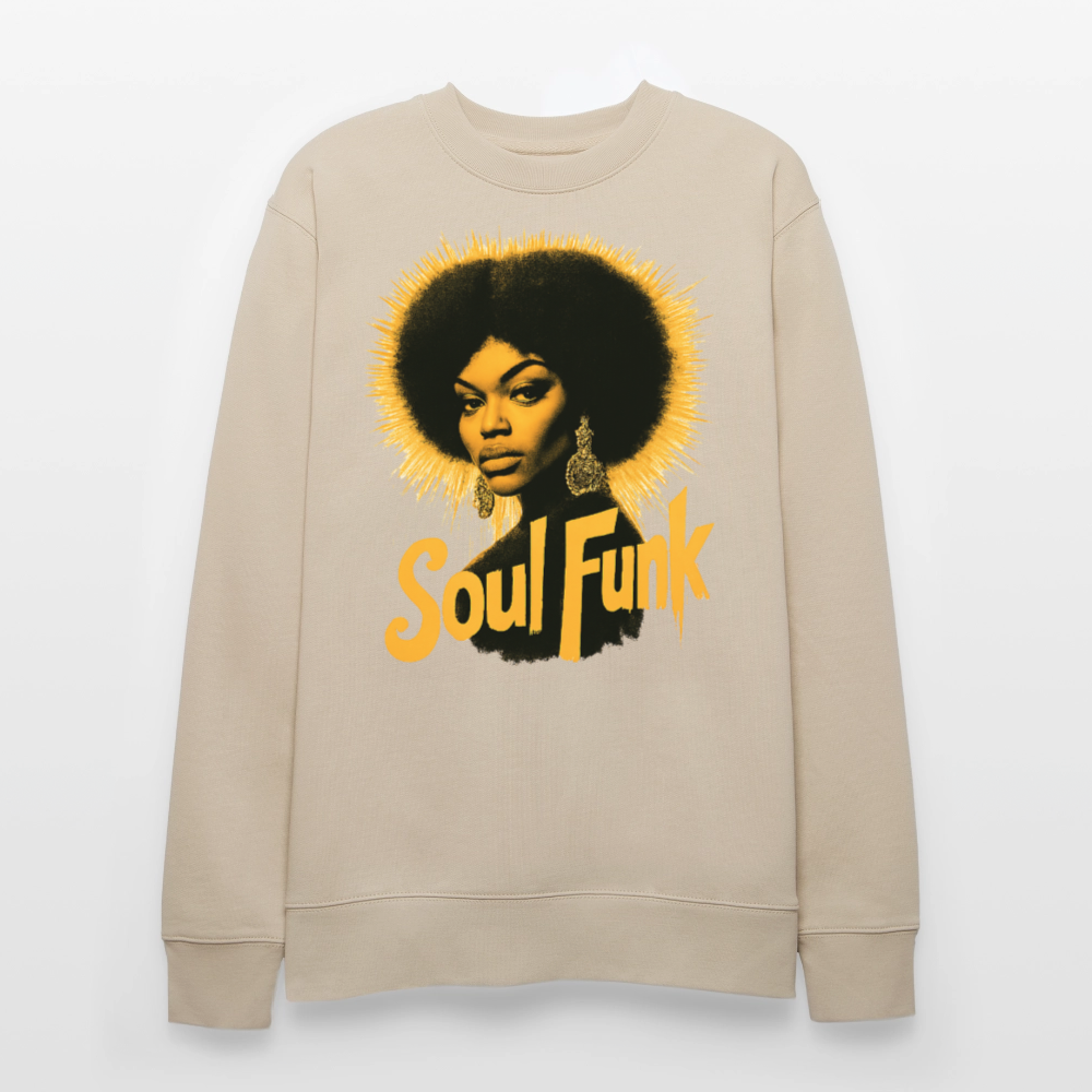 Soul Funk, Ekologisk sweatshirt CHANGER unisex från Stanley/Stella - beige