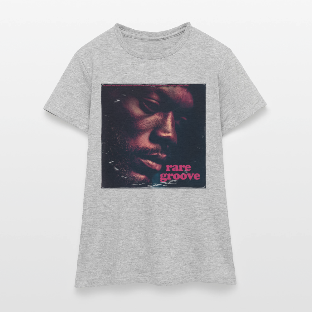 Groove Rare, T-shirt dam - gråmelerad