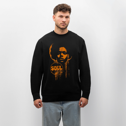SOUL GLOW, Ekologisk sweatshirt CHANGER unisex från Stanley/Stella - svart