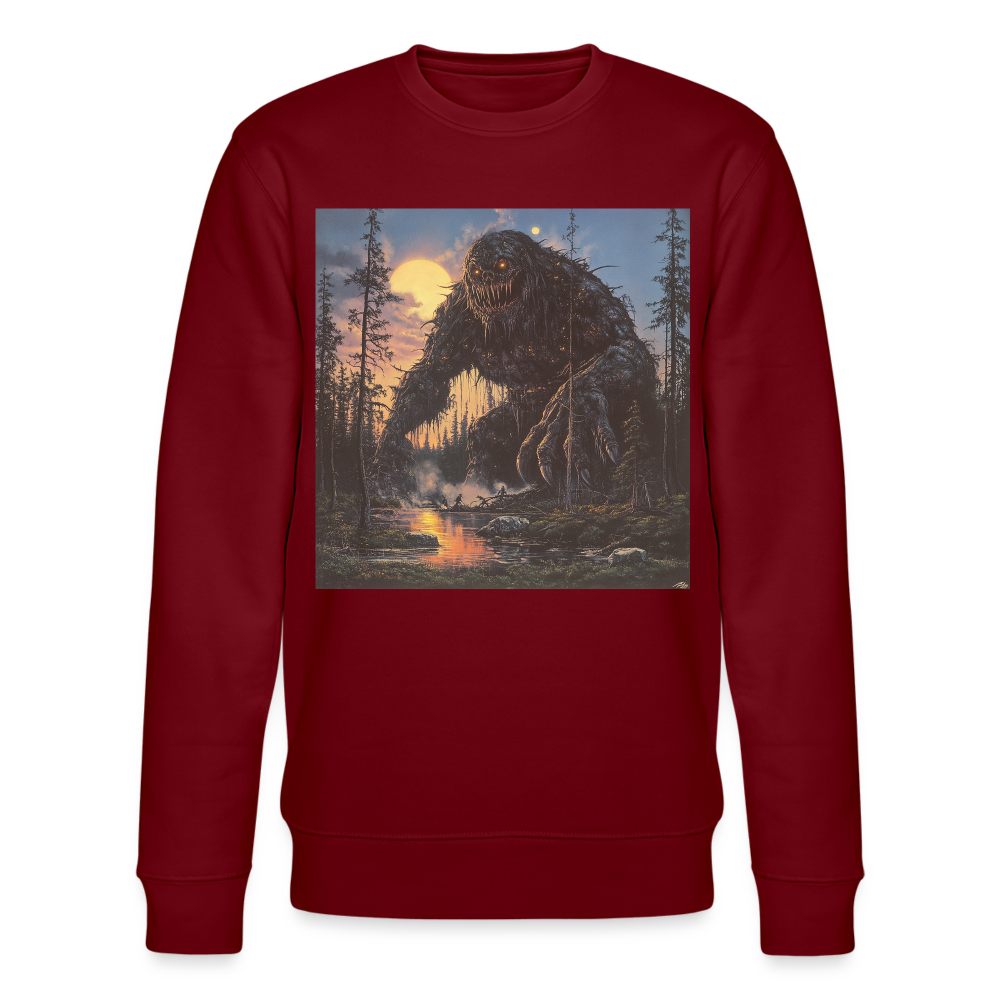 I Skuggorna av Värmland, Ekologisk sweatshirt CHANGER unisex från Stanley/Stella - vinröd