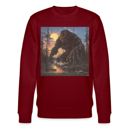 I Skuggorna av Värmland, Ekologisk sweatshirt CHANGER unisex från Stanley/Stella - vinröd