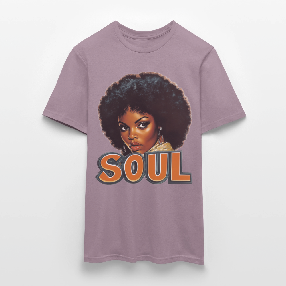 Soulful Vibes, T-shirt herr - lilagrå 