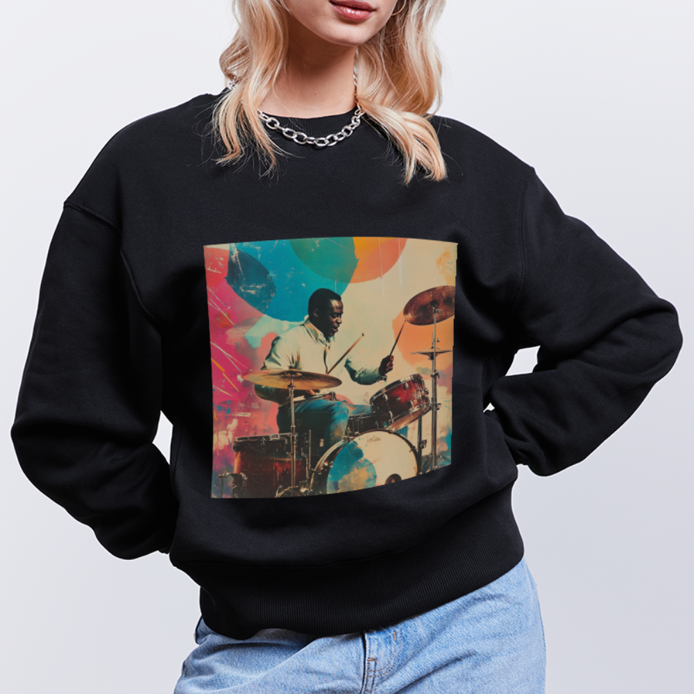 Rhythms of the Midnight Sky, Ekologisk oversizetröja RADDER unisex från Stanley/Stella - svart
