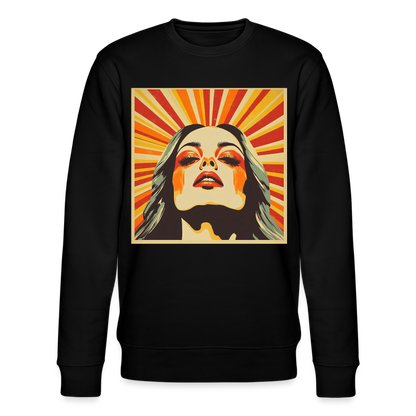 Sun Girl, Ekologisk sweatshirt CHANGER unisex från Stanley/Stella - svart