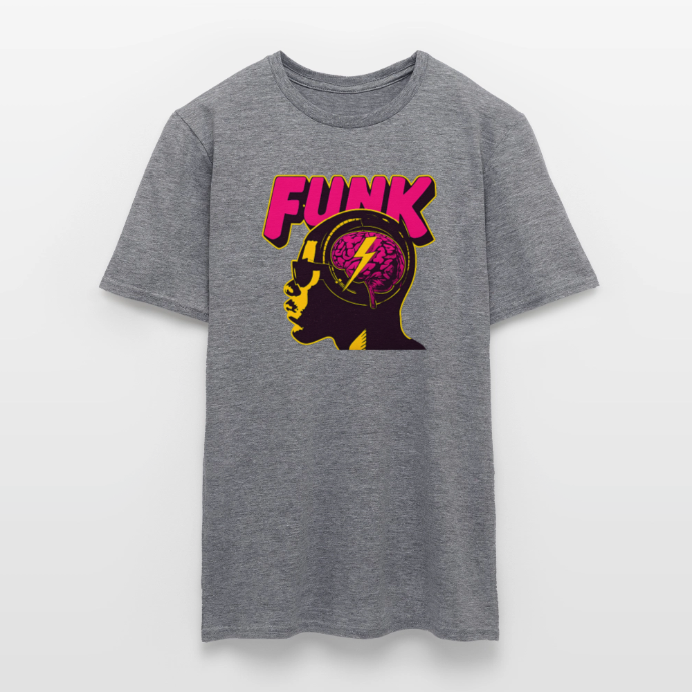 Funk Head, T-shirt herr - grafitmelerad