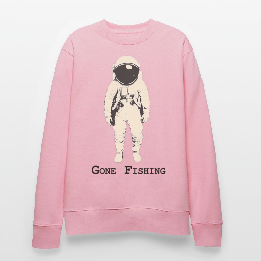 Drifting Beyond – Gone Fishing, Ekologisk sweatshirt CHANGER unisex från Stanley/Stella - ljusrosa