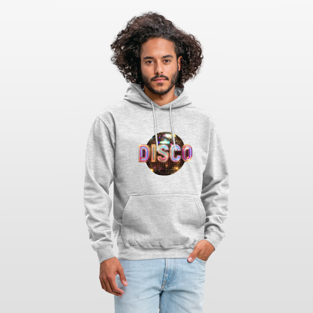 Disco Dreamscape, Luvtröja unisex - ljusgråmelerad