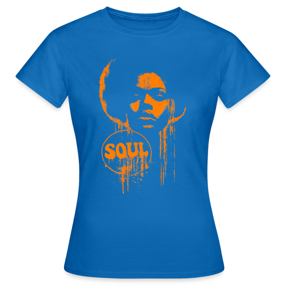SOUL GLOW, T-shirt dam - royalblå