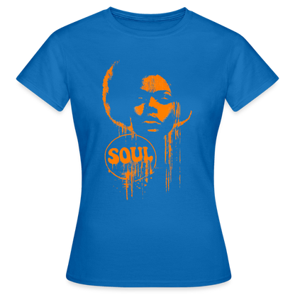 SOUL GLOW, T-shirt dam - royalblå