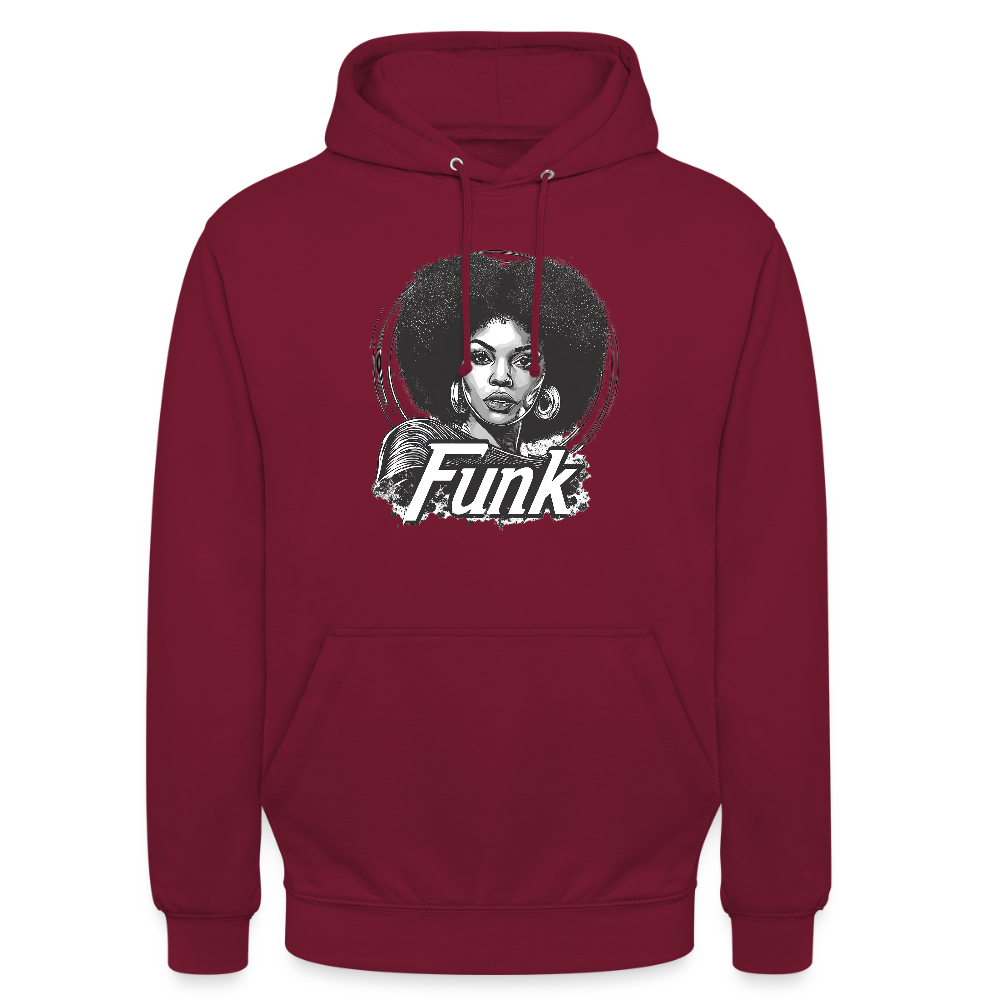 Funk Queen, Luvtröja unisex - bordeaux