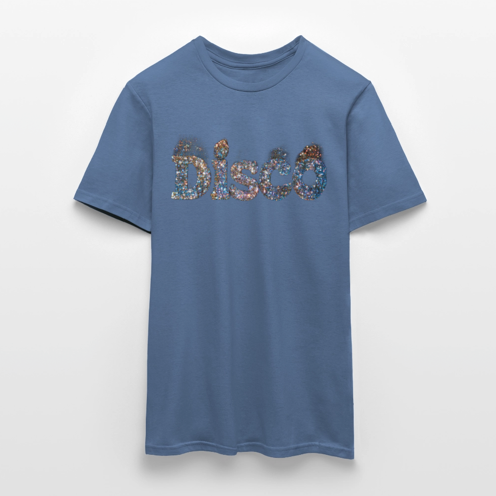 Star Dust, fades.T-shirt herr - duvblå 