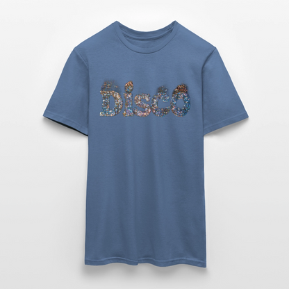 Star Dust, fades.T-shirt herr - duvblå 