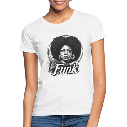 Funk Queen: Power in Motion, T-shirt dam - vit