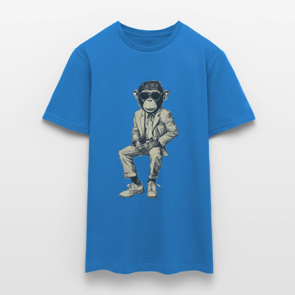 Mod Monkey, T-shirt herr - kungsblå