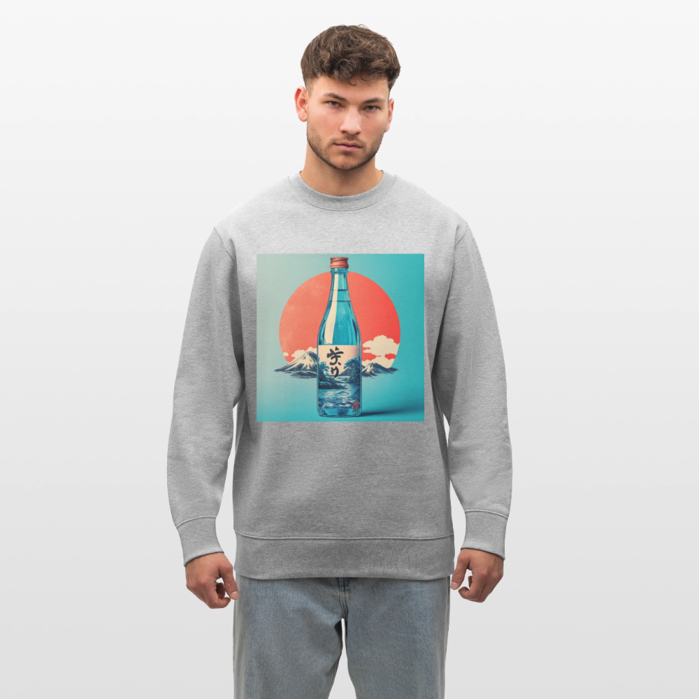 Stillhet i glas, Ekologisk sweatshirt CHANGER unisex från Stanley/Stella - gråmelerad