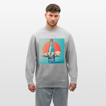 Stillhet i glas, Ekologisk sweatshirt CHANGER unisex från Stanley/Stella - gråmelerad