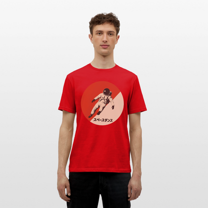 Space Dance, T-shirt unisex - röd