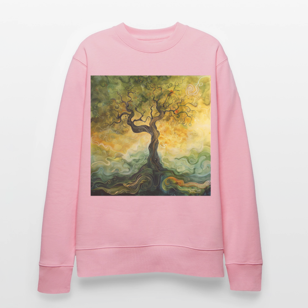 Trädets visdom, Ekologisk sweatshirt CHANGER unisex från Stanley/Stella - ljusrosa