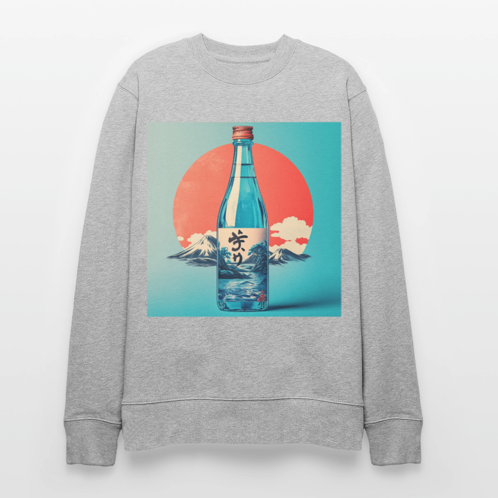 Stillhet i glas, Ekologisk sweatshirt CHANGER unisex från Stanley/Stella - gråmelerad