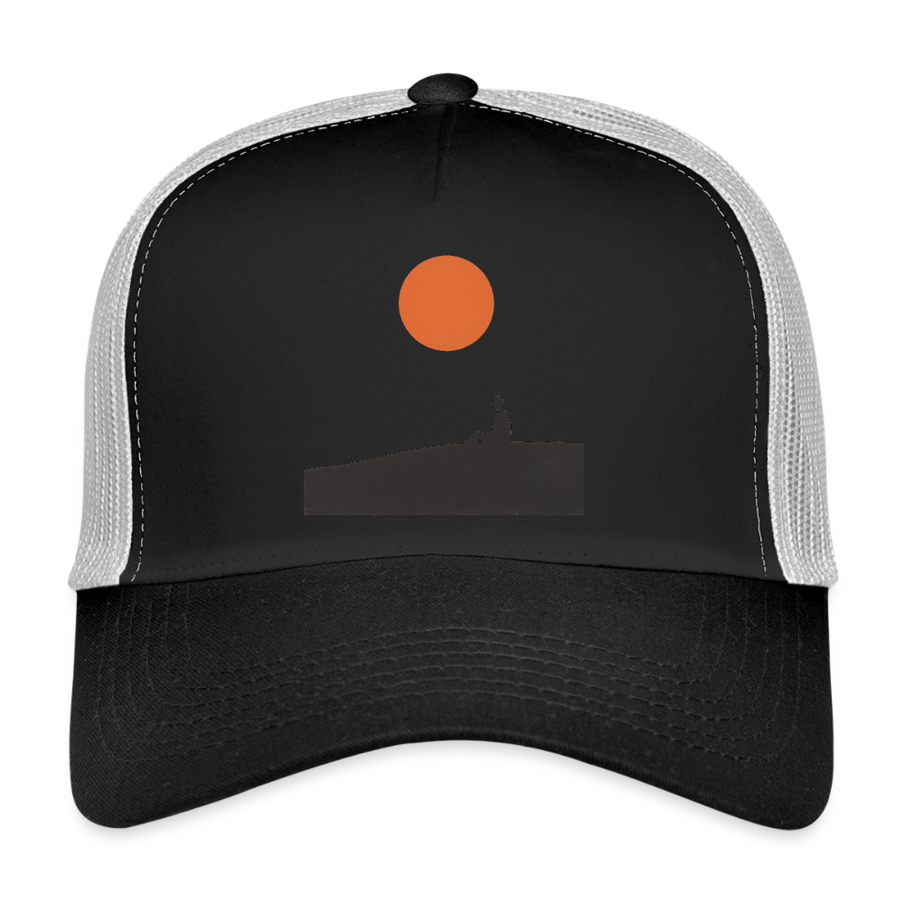 Under the sun, Trucker Cap - svart/stengrå