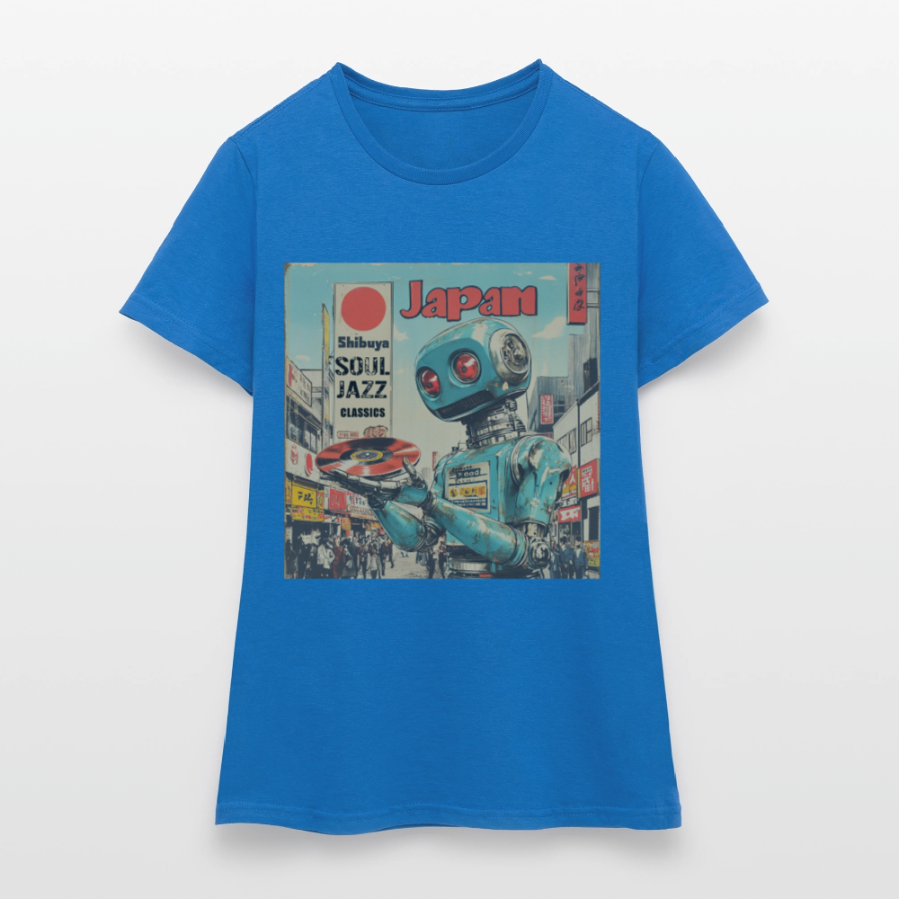 Shibuya Soul Jazz Classics, T-shirt dam - royalblå