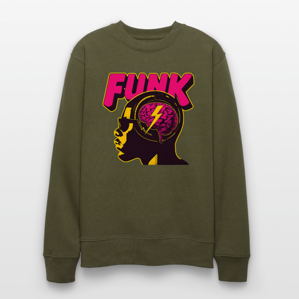 Funk Head, Ekologisk sweatshirt CHANGER unisex från Stanley/Stella - kaki