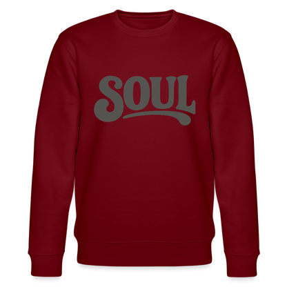 All About Soul, Ekologisk sweatshirt CHANGER unisex från Stanley/Stella - vinröd