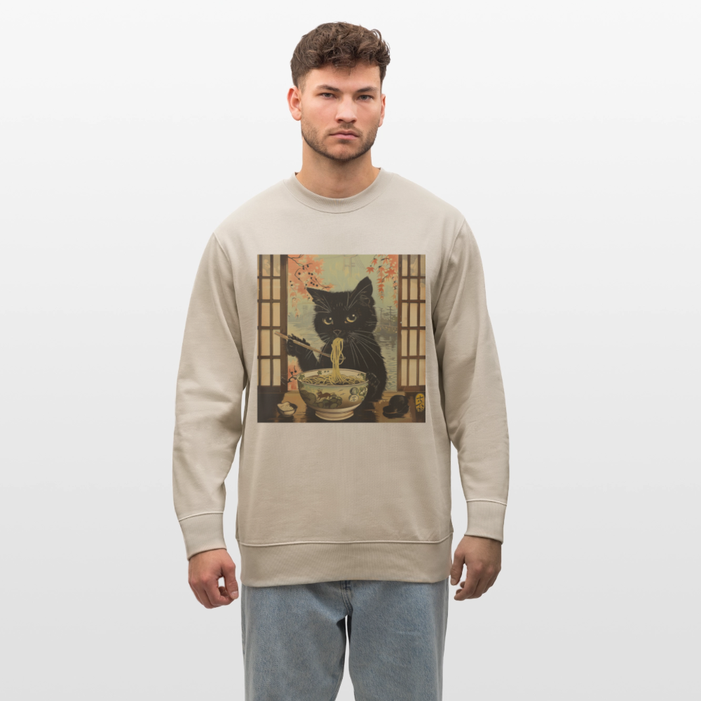 Ramenkatt, Ekologisk sweatshirt CHANGER unisex från Stanley/Stella - beige