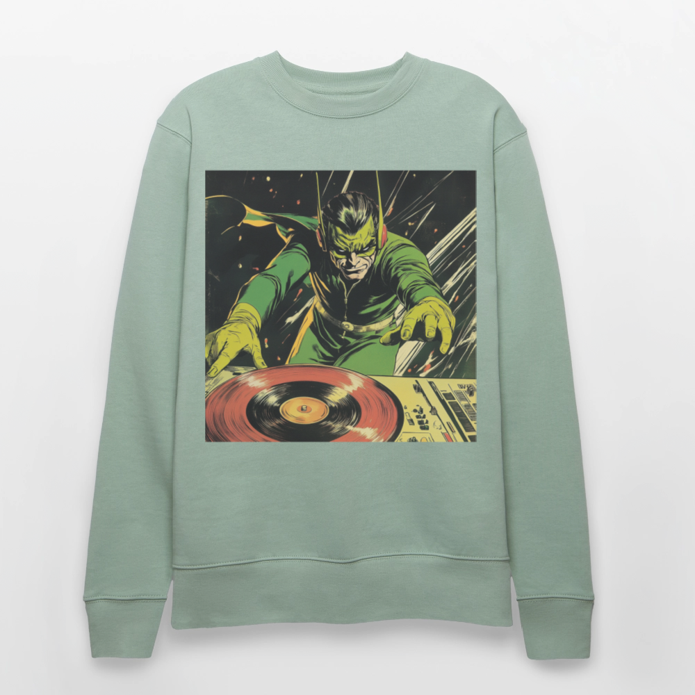 Vibe Venom, Ekologisk sweatshirt CHANGER unisex från Stanley/Stella - ljus grågrön