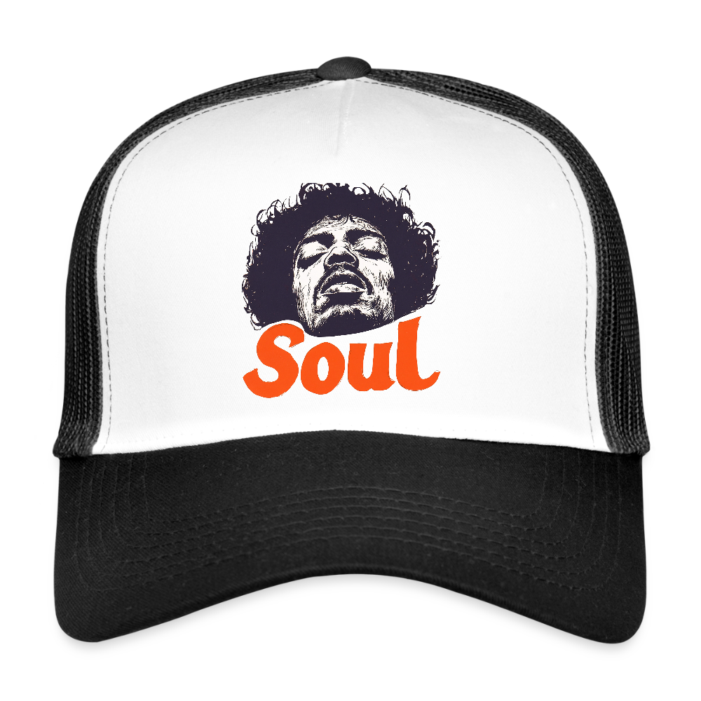 A Soul Awakening, Trucker Cap - vit/svart