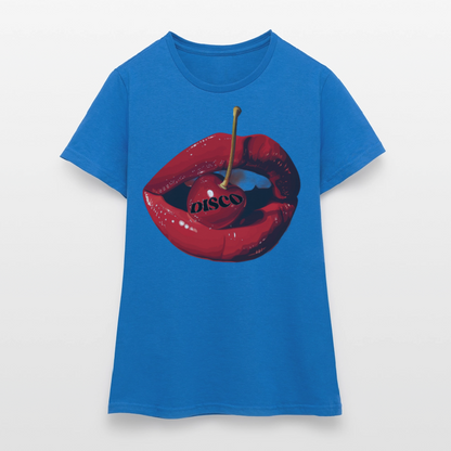 Taste of Disco, T-shirt dam - royalblå