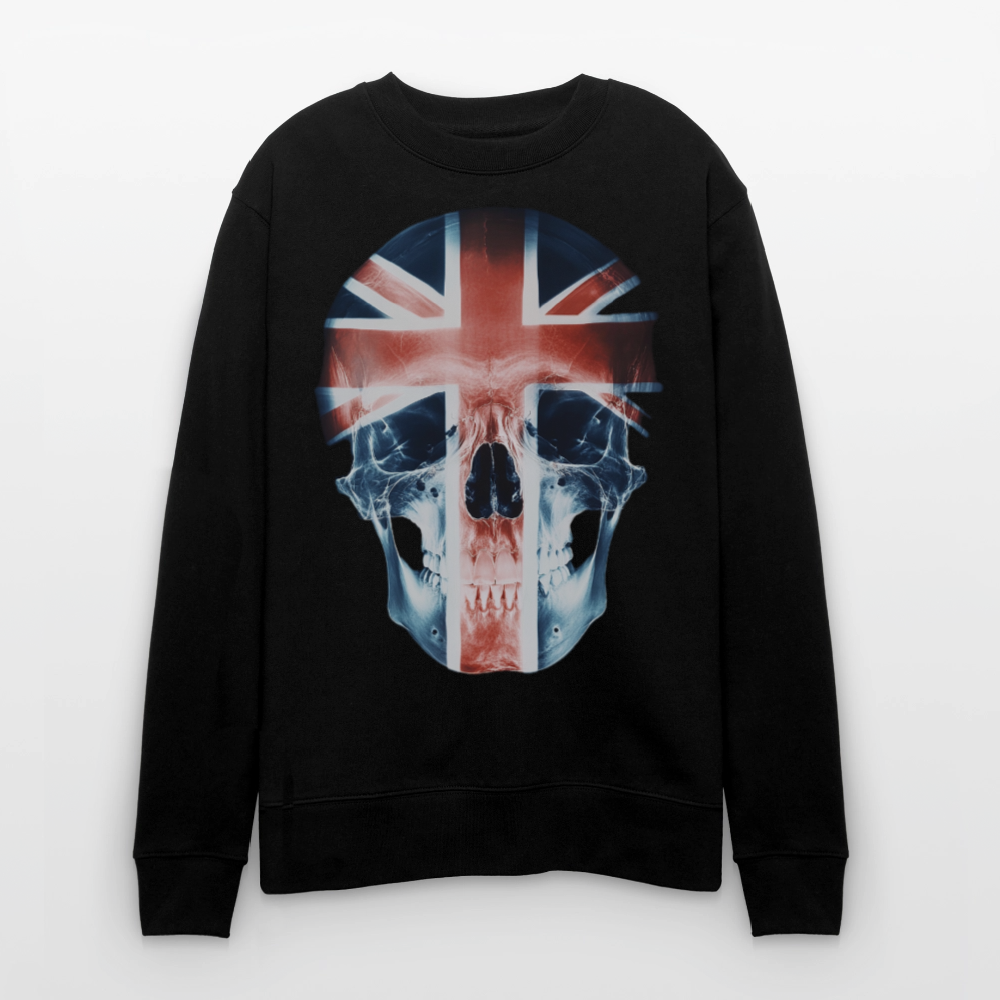 God Save the Skull, Ekologisk sweatshirt CHANGER unisex från Stanley/Stella - svart