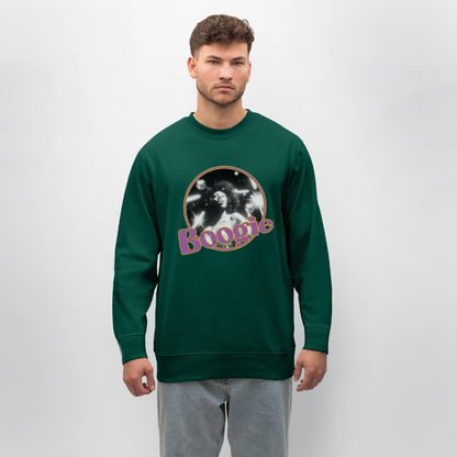 Electric Groove, Ekologisk sweatshirt CHANGER unisex från Stanley/Stella - skogsgrön