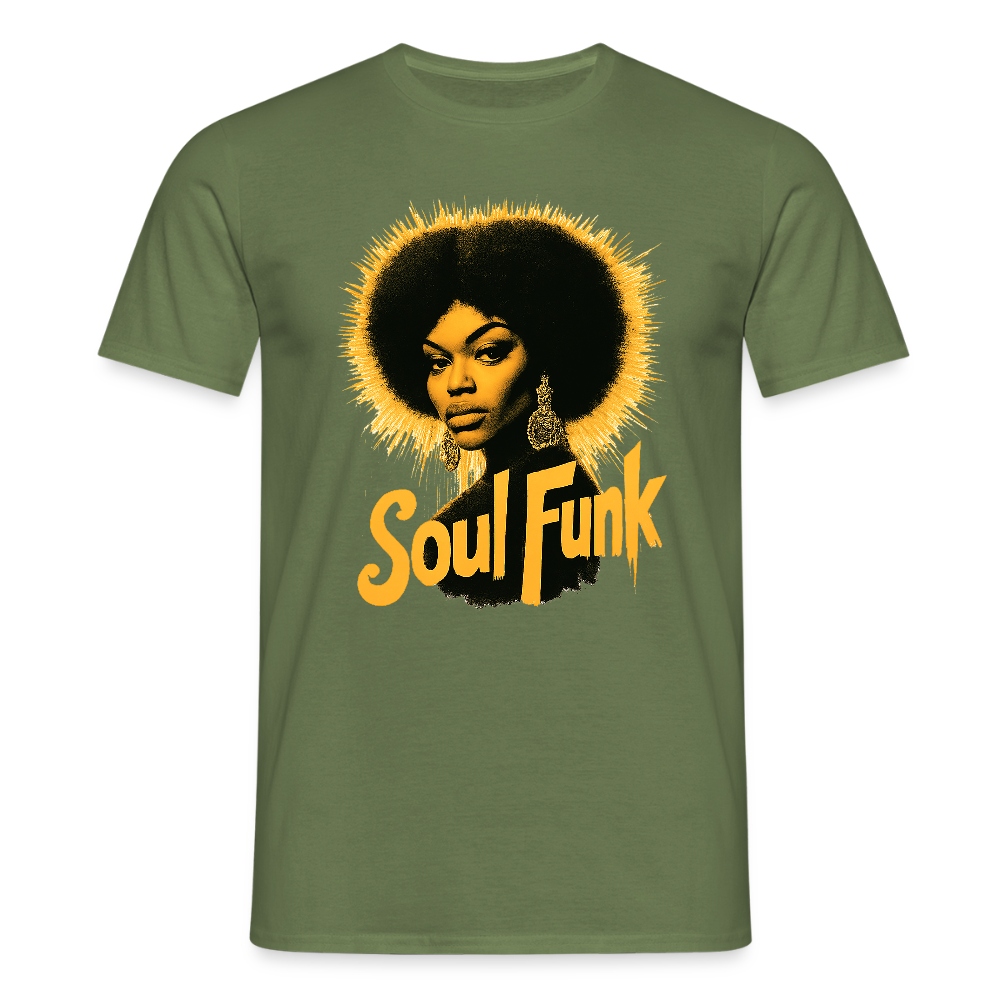 Soul Funk, T-shirt herr - Militärgrön