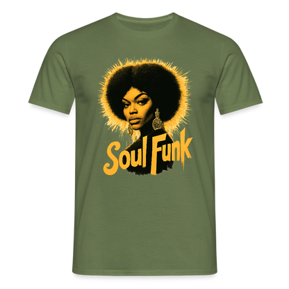 Soul Funk, T-shirt herr - Militärgrön