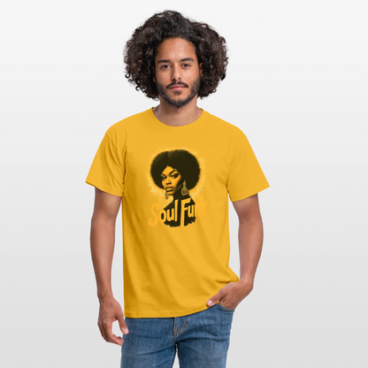Soul Funk, T-shirt herr - gul
