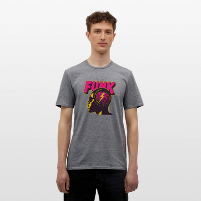 Funk Head, T-shirt herr - grafitmelerad