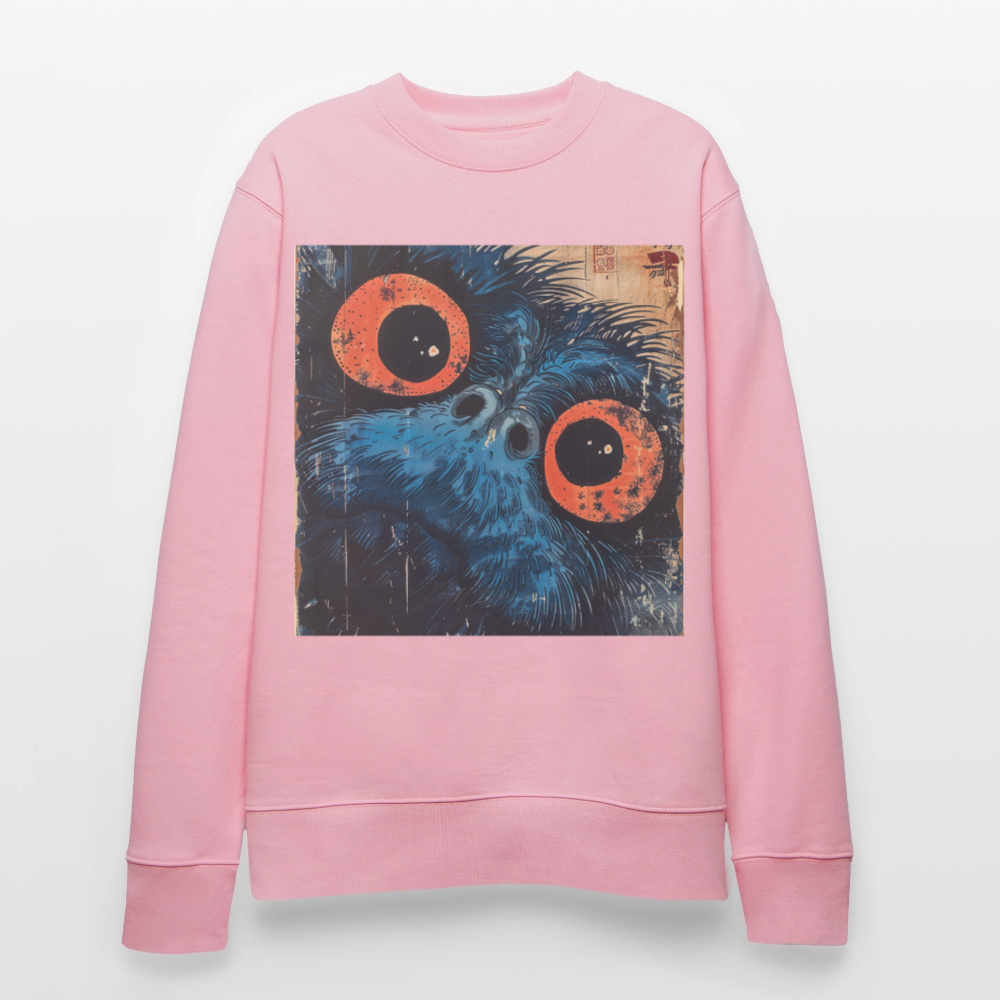 Den blå vännen, Ekologisk sweatshirt CHANGER unisex från Stanley/Stella - ljusrosa