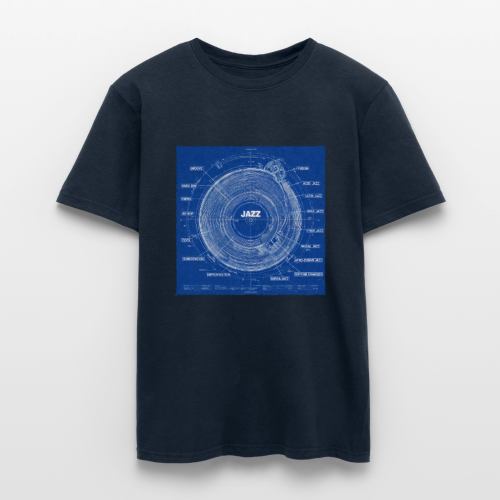 Kind of Blueprint, T-shirt unisex - marinblå
