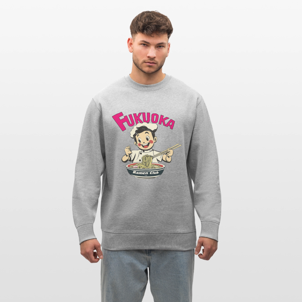 Fukuoka Ramen Club, Ekologisk sweatshirt CHANGER unisex från Stanley/Stella - gråmelerad