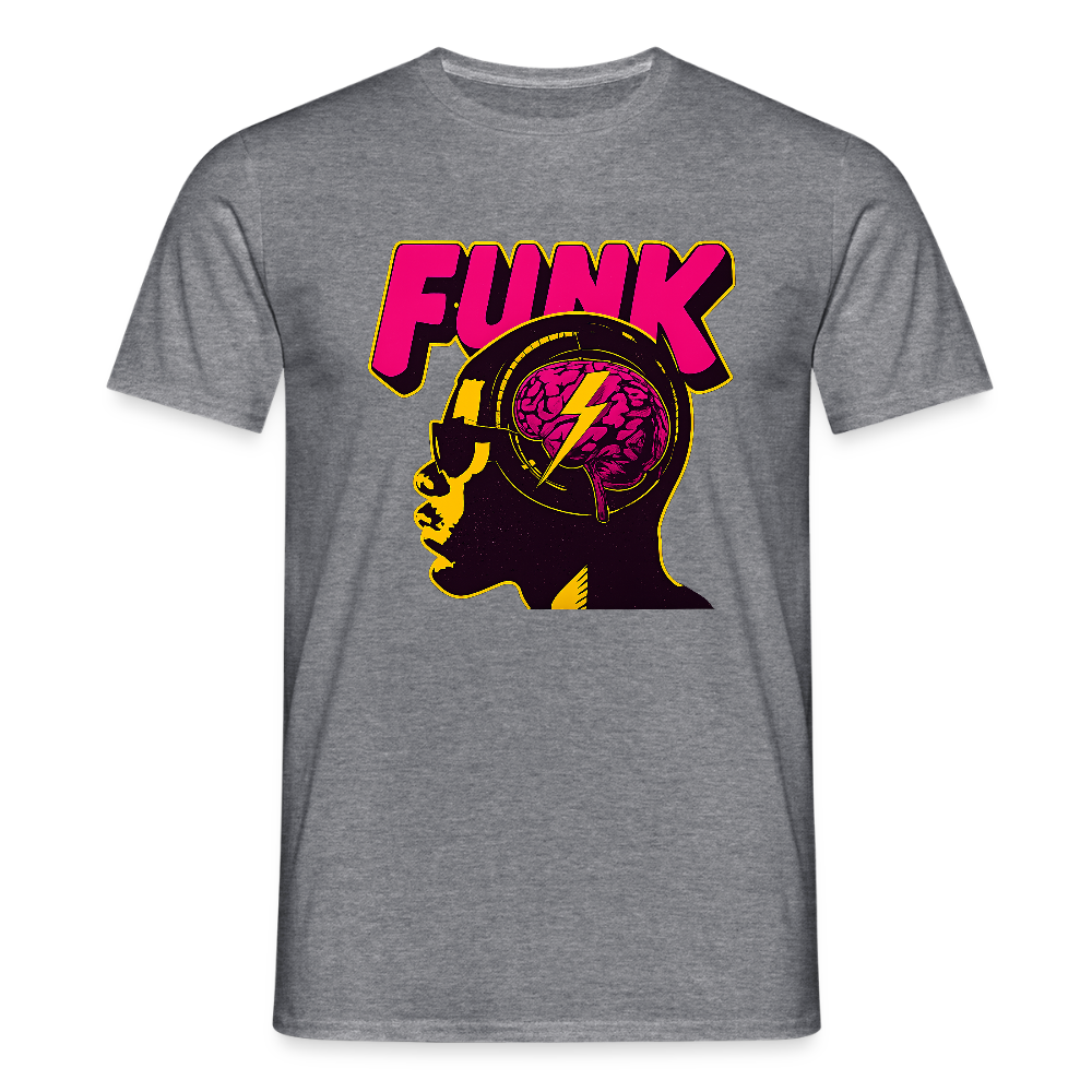 Funk Head, T-shirt herr - grafitmelerad
