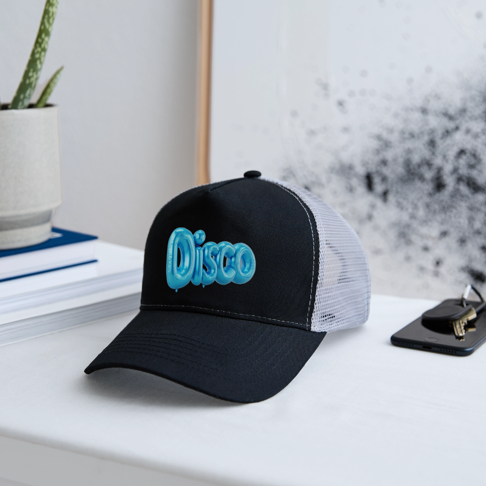 Pump the Disco, Trucker Cap - svart/stengrå